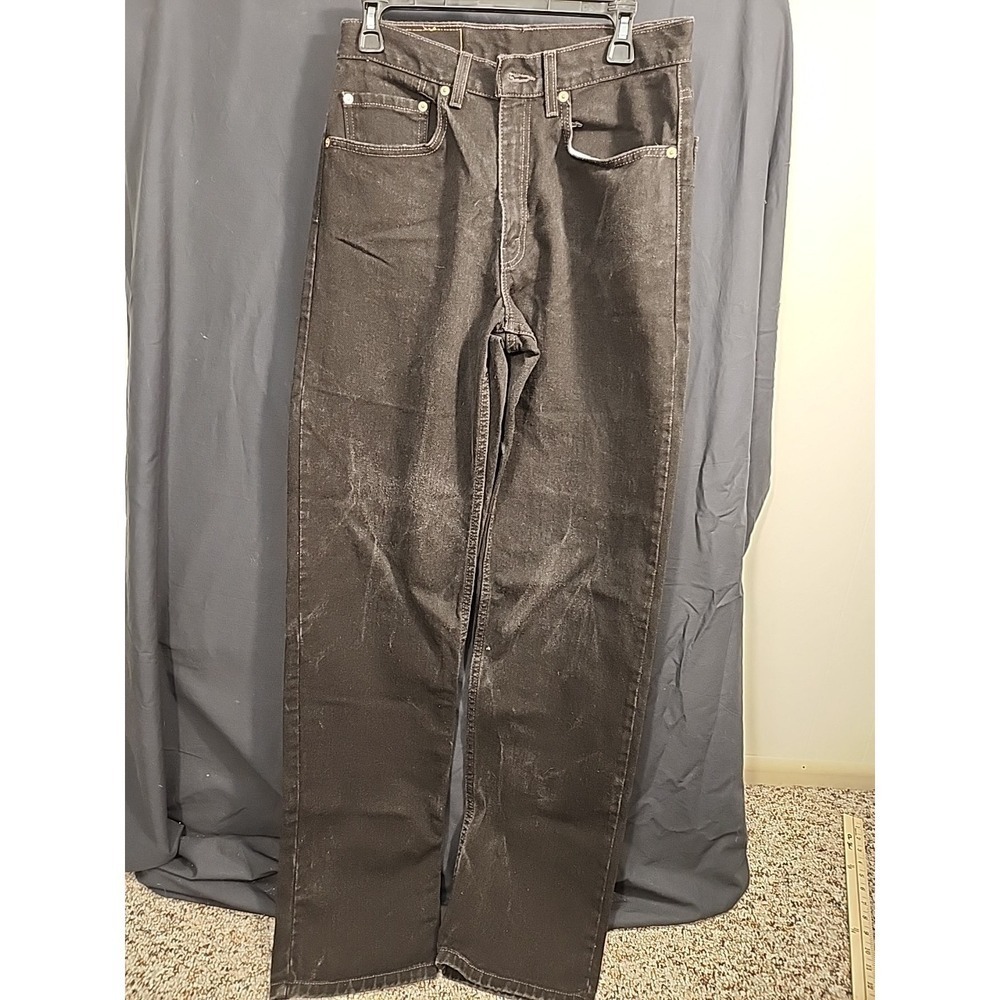 Levis 550 Jeans Womens Small Black Mid Rise Classic Relaxed Tapered  Denim